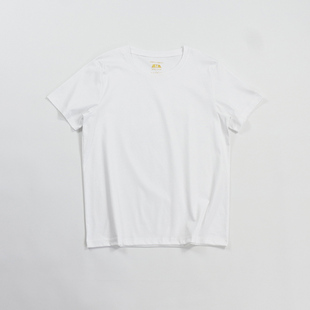 G32977 日本单 夏简约百搭白色圆领套头短袖T恤 女款