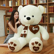 1.6毛绒玩具泰迪熊猫，超大号公仔抱抱熊布娃娃玩偶，米大熊狗熊女孩2