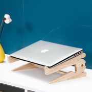 实木笔记本电脑支架立式架垫高支架散热底座颈椎桌面创意托架