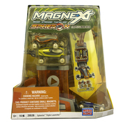 megabloks美家宝magnextspheron极速磁性车，弹射发射器儿童玩具