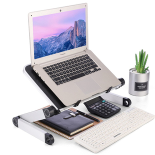 笔记本折叠支架办公桌面可调节升降电脑散热垫高支架铝合金底座
