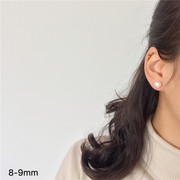 珍珠耳钉女款纯银简约天然耳环淡水气质小珍珠耳钉福利回馈