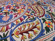 印度手工地毯克什米尔羊毛毡手绣，超大长方形客厅门厅卧室花卉