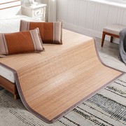 竹席凉席1.5m床直筒草席子家用折叠双面正反两用夏季裸睡定制