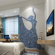 艺术青花瓷陶瓷马赛克拼图瓷砖定制图案卧室墙贴装饰玄关背景墙砖
