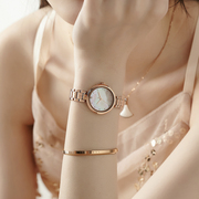 韩国聚利时手表女时尚，优雅韩版品牌高档链带女白领表