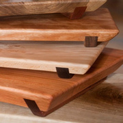 桌面板实木板定制电脑桌子松木老榆木餐桌飘窗桌板整张原木吧台板