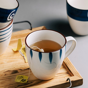 芳筑日式陶瓷杯子马克杯大容量，茶杯创意个性牛奶杯办公水杯咖啡杯