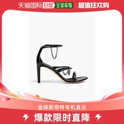 香港直邮潮奢giuseppezanotti女士，catena链条装饰漆皮凉鞋
