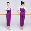 儿童舞蹈服女童芭蕾舞，背带裤少儿加绒长袖，练功连体裤中国舞服套装