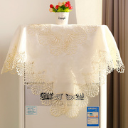 3OBR方形空调立式空调盖巾柜式防尘罩蕾丝绣花布艺圆形空调品