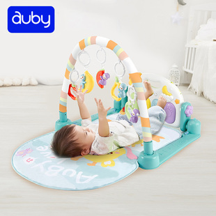 澳贝新生婴儿脚踏钢琴健身架器毯多功能，玩具0-1岁音乐宝宝男女孩