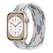 适用apple watch9/8代iWatch6苹果手表表带se创意编织卡扣个性潮男女通用iwatch2/3/5/6/7代腕带非49配件