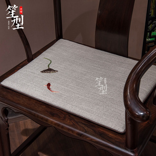 中式椅垫红木沙发坐垫，古典实木家具椅子，垫子圈椅茶椅餐椅座垫