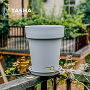 塔莎的花园 铁线莲专用树脂塑料花盆加仑盆绿萝月季球根创意阳台