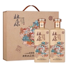 洛阳杜康酒 纯粮食 白酒 印象河南50度500ml*2瓶礼盒装