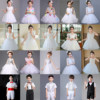 六一儿童演出公主裙男女童，白色蓬蓬纱裙，幼儿园舞蹈大合唱表演服装