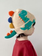 动物耳朵帽子加厚儿童宝宝，保暖护耳帽，冬季男童女童针织毛线帽防寒