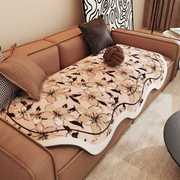 高级感ins风沙发垫，加厚仿兔毛，沙发盖布防滑通用座垫盖巾
