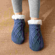 超厚加绒拖鞋袜子男士秋冬季保暖袜套居家地板防滑护脚套女款袜拖