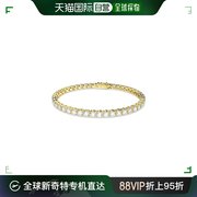 韩国直邮swarovski男女，通用戒指施华洛世奇设计水晶手链金色