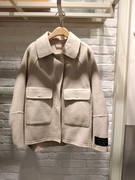 米蔻百家好秋冬韩版双面羊毛呢短款女式大衣B-HTCA720B