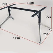 办公桌腿支架电脑桌腿书桌腿会议桌架 餐台脚 金属桌架大理石桌腿