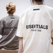 ESSENTIALS复线FOG欧美潮牌高街字母短袖T恤男宽松纯棉情侣半袖男