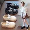 女童鞋子2024春秋款小女孩公主，鞋宝宝鞋透气软底舒适百搭儿童皮鞋