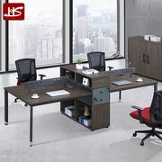 职员办公桌简约现代员工卡座工作，位电脑桌26人屏风，4人位桌椅组合