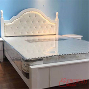 床圳实木床1.8米现代简约双人深欧b.5m1式软包小美床架卧室公主