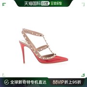 99新未使用香港直邮Valentino 华伦天奴 女士 铆钉尖头高跟鞋