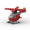 兼容乐高迷你直升机模型积木玩具 儿童益智拼装摆件MOC-31003飞机