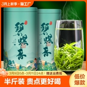 碧螺春绿茶茶叶2023新茶浓香型正宗毛尖茶散装自己喝春茶绿茶250g