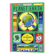 地球英文life on earth planet earth 地球上的生命系列小学STEM科普纸板翻翻书英文版英语书籍 纯全英文版正版原著英语书籍