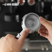 mhw-3bomber轰炸机盲碗58mm不锈钢，清洁粉碗半自动咖啡机清洗毛刷