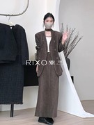 rixoexit法式小香风西装，套装女高级感气质名媛半身裙两件套