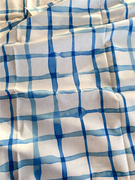 孤品私藏日本进口薄棉布料 晕染格子 3min系列 衬衫服装面料