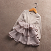 f226-j2童装80-120码国内儿童纯棉连衣裙长袖，裙女童中童蓬蓬裙