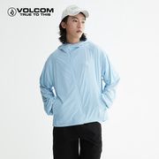 volcom钻石品牌户外防晒衣夏防紫外线，upf50+轻薄透气长袖防晒服衫