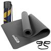 升级防滑瑜伽垫185*80cm加长加宽加厚10mm运动健身垫（含绑带