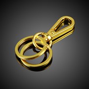 男女腰挂汽车钥匙扣金属不锈钢钥匙链，圈环锁匙扣挂件个性配件配饰