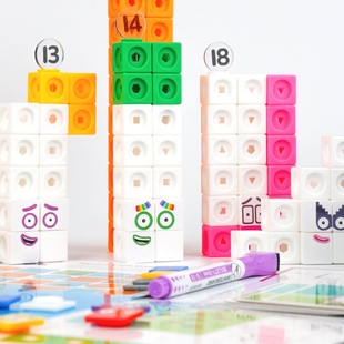 numberblocks数字积木方块玩具正方体数学教具儿童益智拼搭幼儿园