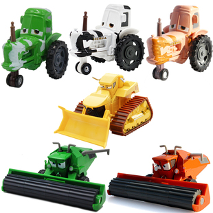 美泰赛车汽车总动员玩具车，拖拉机合金玩具车模frank弗兰克割草机