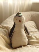 安晚 北欧企鹅玩偶公仔 手工安抚玩偶婴儿可入口抱睡公仔生日礼物