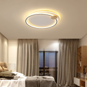 现代简约led吸顶灯圆形创意，照明客厅卧室灯，个性家装餐厅灯具灯饰