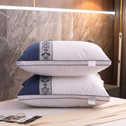 枕头枕芯单个装48*74cm酒店家用护颈枕羽丝绒枕芯一对装双人水洗