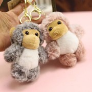 可爱长绒大猩猩钥匙扣小猴子毛绒，玩偶公仔小挂件，学生书包挂饰礼物