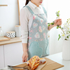 韩版可擦手围裙家用厨房防水防油女士面包店工作服背心式日系围衣