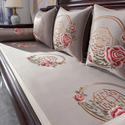 新中式红木沙发坐垫加厚防滑罗汉床垫套罩实木，家具座垫海绵垫定制